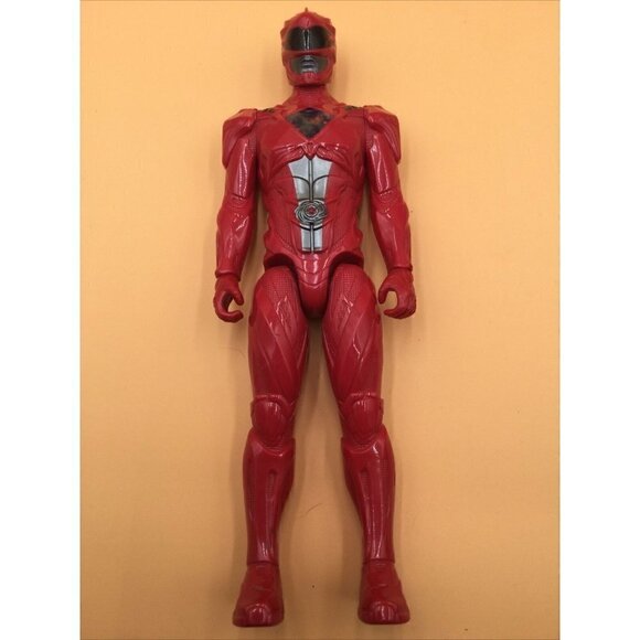 Bandai Power Rangers Movie Red Ranger 5.5" Action Figure Toy 2016 Loose